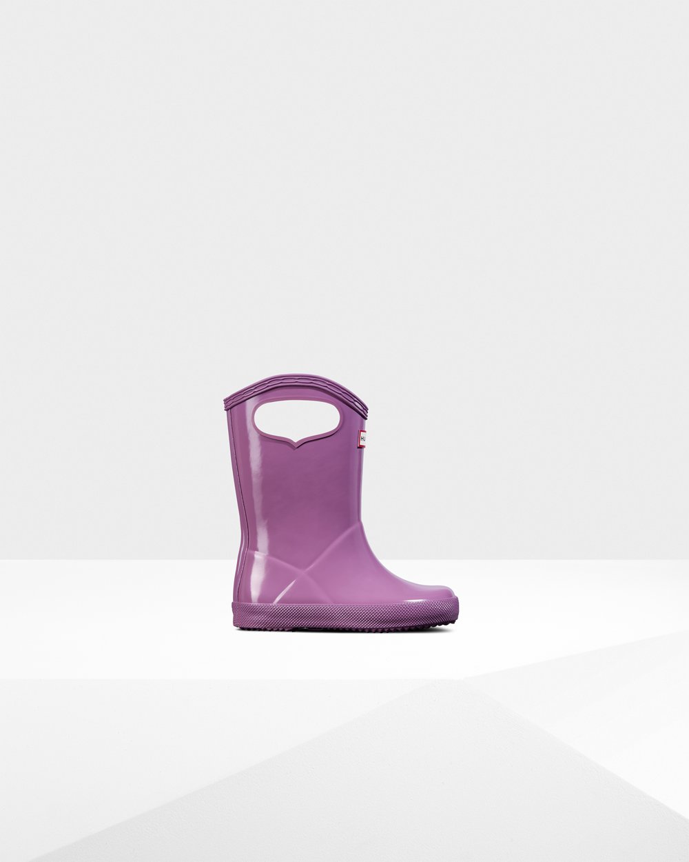 Galochas Hunter Criança Roxo - Original First Classic Grab Handle Gloss - 61TYCOQSA